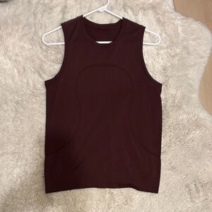 lululemon athletica Burgundy Tank Top